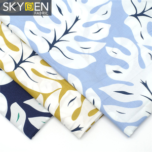 Skygen gros coton ramie chemise fleur <span class=keywords><strong>tissu</strong></span> d'impression textile avec 100% coton <span class=keywords><strong>tissu</strong></span> - Product Image 2