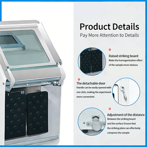 เครื่องผสมแบบ Bead-Beating Homogenizer ของ Veidt Laboratory Equipment แบบปลอดเชื้อ ปรับแต่งได้ ความจุ 3-400 มล. เครื่องปั่น Beating Stomacher อัจฉริยะ - Product Image 5