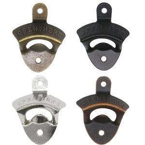 Wholesale Custom Blank Zinc Alloy Modern Durable <b>Wall</b>-<b>Mounted</b> <b>Bottle</b> <b>Openers</b> with Custom Color & Logo - Product Image 1