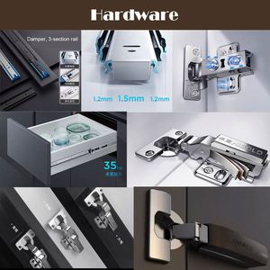 Meubles de cuisine modernes sur mesure au prix d'usine, ensemble d'îlot de cuisine avec armoires brunes, armoires de cuisine modernes en contreplaqué pour appartement - Product Image 6