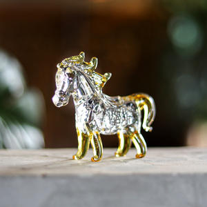 Handmade Eco-Friendly Polished Mini <b>Crystal</b> Ball Zodiac Steed Figurine Table Ornaments Collectible <b>Animal</b> Home Decor Birthday - Product Image 3