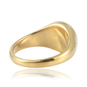 Yunnique – bague en pierre ronde pour femmes, monture sertie, bijoux cadeau, 24028 - Product Image 2