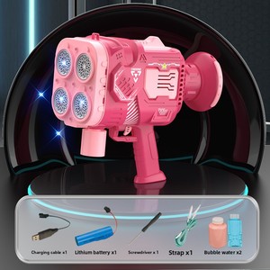 Máquina de burbujas Gatling de mano completamente automática, mochila grande, diseño de agujeros múltiples, juguete de plástico Popular para niños transfronterizo - Product Image 6