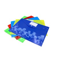 Carpeta Transparente A4 al por Mayor, Carpeta de Plástico Expandible para Documentos, Carpeta con Diseño Floral y Asa para Organización Estudiantil