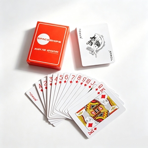Cartas de Póker Personalizadas de Lujo con Logotipo, 100% Personalizadas, de PVC Impermeable, Plástico y Papel, para Arabia Saudita, Kuwait y Catar - Product Image 1