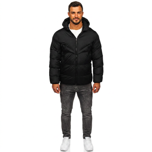 <b>Warm</b> Winter <b>Men</b> Puffer <b>Jackets</b> 2026 Wholesale New Puffer <b>Jacket</b> Printed <b>Men's</b> Padded Bubble Puffer <b>Jacket</b> Customized OEM - Product Image 1