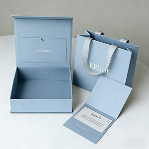 Premium Custom Gold Foil Embossing Logo Magnetic Rigid Box with EVA Inlay <b>Envelope</b> Snap for <b>Gift</b> Packaging - Product Image 5