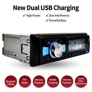 ขายส่งเครื่องเล่น MP3 พร้อมระบบ Android Auto และหน้าจอแสดงผล วิทยุ FM ช่องเสียบ USB/SD การ์ด แอมพลิฟายเออร์ติดรถยนต์ มีสินค้าในสต็อก - Product Image 2