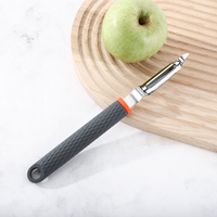 Pelador de Verduras de Acero Inoxidable, Pelador Giratorio para Patatas, Zanahorias, Manzanas y Peras