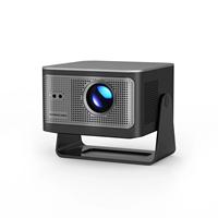 Proyector LED 4K con Enfoque Automático, Android 14, 500 ANSI, 1080P Nativo, HY350Max, con Wifi 6, BT 5.4, 16G, Allwinner H726, Portátil, para Exteriores