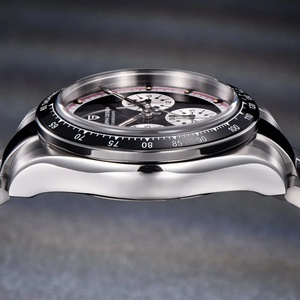 Montre-bracelet à quartz PAGANI DESIGN PD1676 VK63 Movt, chronographe, chronomètre, boîtier en céramique, étanche 100 m, acier inoxydable. - Product Image 2