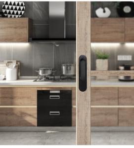 Concealed Installation <b>Sliding</b> <b>Door</b> <b>Handle</b> Zinc Alloy Push-Pull Window Small <b>Handle</b> <b>for</b> Plastic Steel Balcony <b>Door</b> <b>for</b> Cabinets - Product Image 4