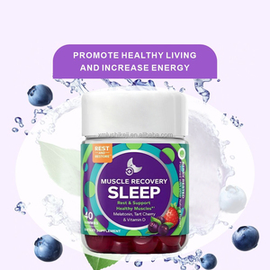 Gomitas Veganas Naturales <span class=keywords><strong>para</strong></span> Dormir, Recuperación Energética, Melatonina, Cereza Ácida, <span class=keywords><strong>Vitamina</strong></span> <span class=keywords><strong>D</strong></span>, Suplemento Dietético <span class=keywords><strong>para</strong></span> Adultos, Gran Venta - Product Image 1