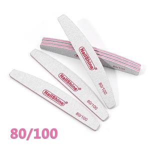 Mor kalp yarım ay çift taraflı tırnak törpüsü dikdörtgen bitirme gri kum diş ile yapılmış kaliteli sünger zımpara malzemesi - Product Image 6