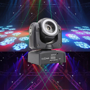 60W RGBW <span class=keywords><strong>LED</strong></span> Beam Moving Head Light Weiß & Warmweiß Club Bühnen beleuchtung DJ DMX Control Aluminium Lampen körper" - Product Image 1