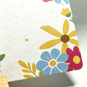 Pflanzbare Samenpapier-Einladungskarten, mit individuellem Logodruck - Product Image 4