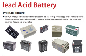 Factory Price 12V 7.2AH 20hr Lead Acid Sealed Gel Deep Cycle Solar Battery for <b>UPS</b> Golf Carts Emergency Lighting & <b>Power</b> Tools - Product Image 4