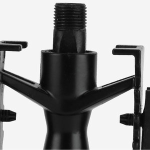 Pédales de vélo de montagne en aluminium, axe en acier, roulement à billes, antidérapantes, noires, pour vélos de montagne - Product Image 2