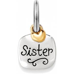 Pendentif en acier inoxydable Sister Heart Charm Les meilleurs breloques <span class=keywords><strong>du</strong></span> <span class=keywords><strong>monde</strong></span> Happy Mother's Day DIY - Product Image 3
