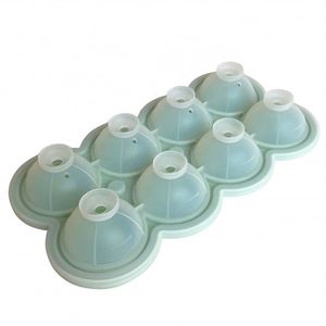 Moule à glaçons en silicone 8 cavités, antiadhésif, sans BPA, facile à nettoyer, idéal pour les cocktails, le café et plus encore, qualité alimentaire, pour congélateur et cuisine - Product Image 2
