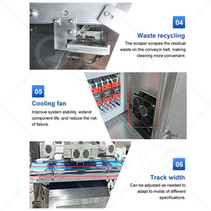 OCEAN Machine automatique à fabriquer des moules One Shot Petite machine à fabriquer du chocolat à <span class=keywords><strong>la</strong></span> <span class=keywords><strong>truffe</strong></span> Prix - Product Image 4