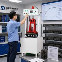 Digital Hydraulic Rutting Specimen Former Asphalt Slab Compactor Laboratory Wheel Tracking Molding Test Equipment
