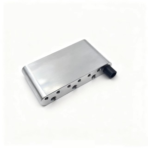 Replacement Bridge Base for PRS Electric <b>Guitar</b> - Single-pickup Tremolo System, Brass/Stainless Steel/Aluminum Alloy Parts - Product Image 5