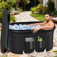 Baignoire de cryothérapie en PVC pliable et portable pour athlètes, best-seller transfrontalier, pour usage domestique, fabriquée au Zhejiang