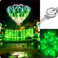 Modules d'éclairage LED extérieurs étanches IP44 XQD, 512 couleurs, éclairage complet pour les hôtels, les parcs, les complexes commerciaux