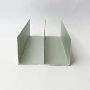 Profilé <span class=keywords><strong>porte</strong></span> <span class=keywords><strong>coulissante</strong></span> en Aluminium Extrusion 6063, en plastique transparent, pour armoire - Product Image 5