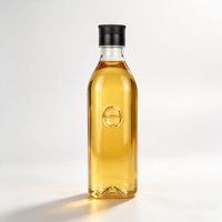 Bouteille à doigt en PET de qualité alimentaire 250 ml/500 ml avec bouchon à pression pour l'huile d'olive et la cuisine