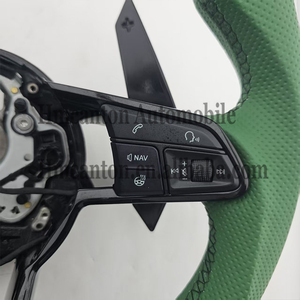 Wholesale High Quality Carbon Fibre Perforated Leather <b>for</b> Audi A3 A4 A4L A5 A7L A8 Q5 Q7 B9 A6 R8 <b>Steering</b> <b>Wheel</b> - Product Image 4