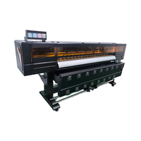 Imprimante à encre éco-solvant automatique Shengcolor nouvelle génération 1,9 m, 4 têtes I3200, impression extérieure de vinyle/autocollants de voiture/flex/bannières, 1440 DPI
