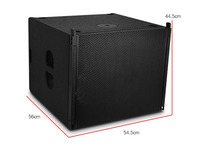 Ensemble Complet Sonorisation Professionnelle Double Haut-Parleur Line Array 6,5 Pouces Avec Microphone et Table de Mixage DJ Pour Système Sonore Extérieur