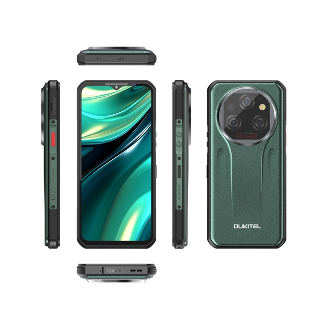 Oukitel Wp39 5G Rugged Smartphone 24GB 6+256GB 6.60"FHD+ 64MP Camera 11000mAh Cell Phone Android 14 Oukitel Wp39 Phones