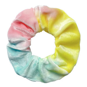 Gordon Vente à Chaud Chouchous en Velours Cross-Border Gradient Colors Tie-Dye Packable Hair Ties - Product Image 3