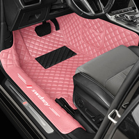 Tapis de sol de voiture 5D en cuir de luxe sur mesure, imperméables, pour BYD TANG, ensemble complet de 4 pièces, 10 mm d'épaisseur, surpiqûres diamantées, intérieur de voiture