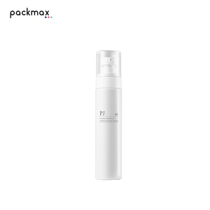 Flacon rond en PET pour lotion et essence avec couvercle anti-poussière, 50-120 ml, logo personnalisé disponible pour les commandes en gros - Product Image 1