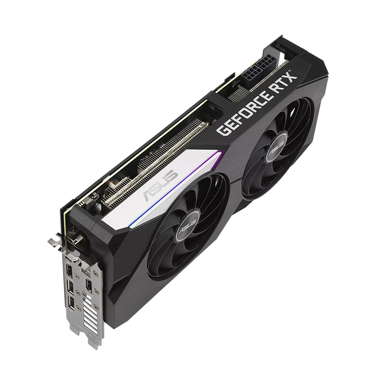 ASUS DUAL Geforce RTX 3070 V2 OC 8GB - Overclocked GPU