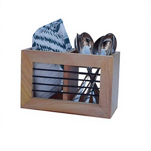 Porte-couverts en bois, design le plus récent, taille et formes personnalisées, ustensiles de cuisine, porte-couverts à prix abordables - Product Image 1