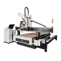 Router CNC 4*8ft 1325 1530 2030 2040 Máquina de Grabado y Tallado en Madera para Fabricación de Muebles y Gabinetes con Husillo Giratorio