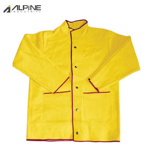 Veste de soudeur en cuir de vachette personnalisable pour homme, confortable, élégante, combinaison de sécurité industrielle, vêtements de travail Alpine - Product Image 1