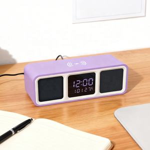 Nouveau cadeau d'entreprise numérique bois faire table <span class=keywords><strong>de</strong></span> <span class=keywords><strong>chevet</strong></span> intelligente électronique brandable bureau Fm <span class=keywords><strong>Radio</strong></span> Studio haut-parleur Led <span class=keywords><strong>réveil</strong></span> <span class=keywords><strong>lampe</strong></span> - Product Image 1