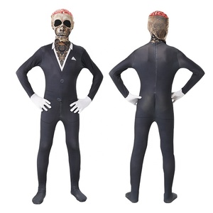 Nuovo stile liscio adulto costumi di Halloween adulto vestito in maschera scheletro <span class=keywords><strong>Horror</strong></span> body per Cosplay - Product Image 1