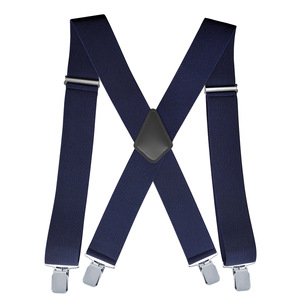 Pantaloni Lunghi da Uomo con <span class=keywords><strong>Bretelle</strong></span> Elastiche di Alta Qualità, <span class=keywords><strong>Bretelle</strong></span> Regolabili Monocolore per Uomo, Business Casual - Product Image 2