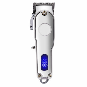 Cortadora de pelo estilo retro, cuerpo metálico, alimentación USB, gran potencia, para peluquería canina y uso doméstico. - Product Image 4