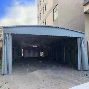 POWERUP QP-007 Nachtmarkt Ruime Opstelling Duw-Trek Verplaatsbare Tent Vierzijdige Afdekking Gegalvaniseerd Staal Oxford PVC Doek Lucht - Product Image 4