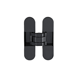 Modern Zinc 180 Degree Concealed Hinge 30x120mm Soft Close Wooden Door Black 60kg Bld-g120 180 Degree Opening Full Visibility - Product Image 1