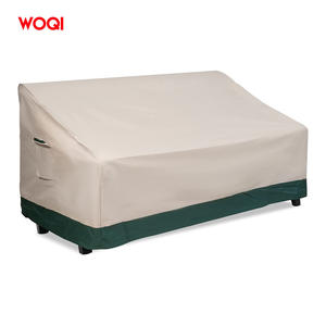 Housse de canapé d'extérieur WOQI en polyester 600D imperméable, double taille, pour mobilier de terrasse, style minimaliste, protection contre la poussière - Product Image 1
