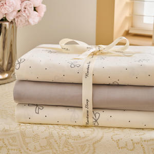 Drap-housse en <span class=keywords><strong>gaze</strong></span> <span class=keywords><strong>double</strong></span> couche 100% coton de classe A avec housse de couette, ensemble de literie toutes saisons - Product Image 6